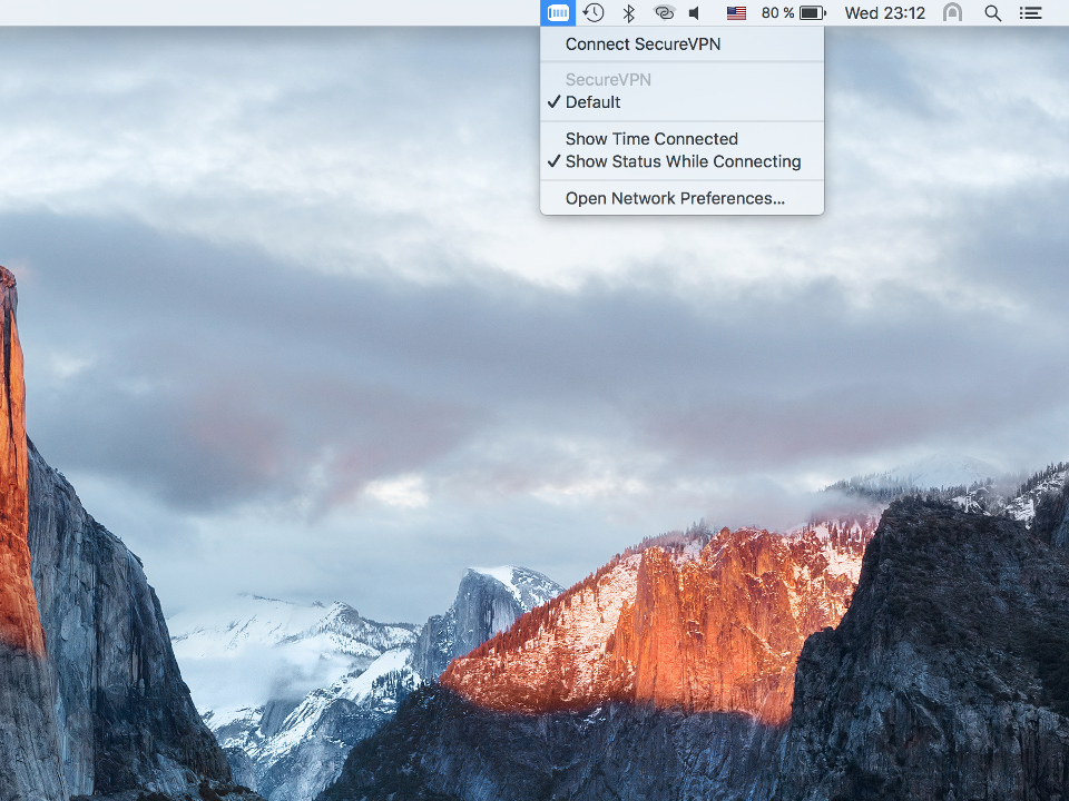 Setting up L2TP VPN on Mac OS X, step 9