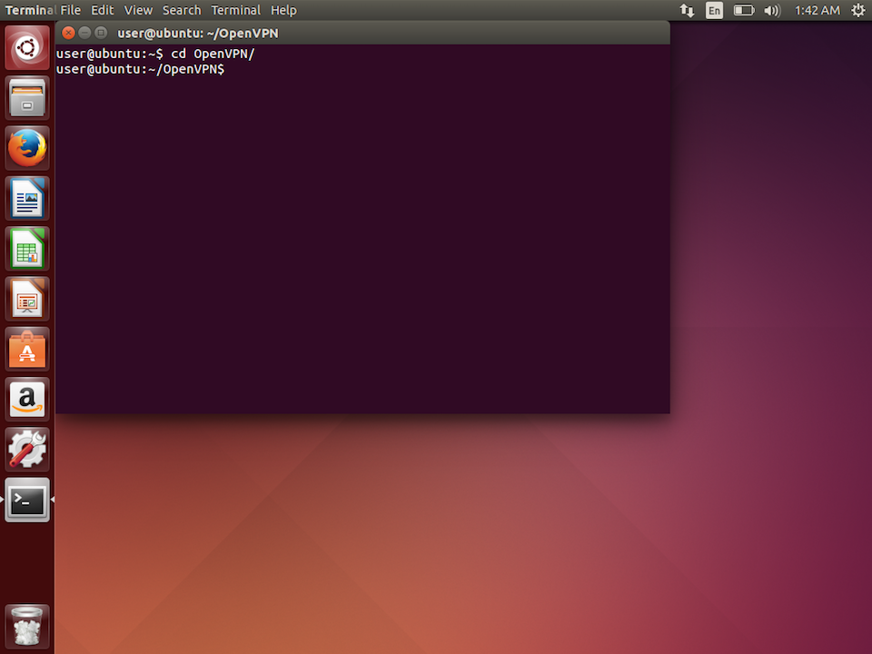 Setting up OpenVPN in Linux Ubuntu, step 4