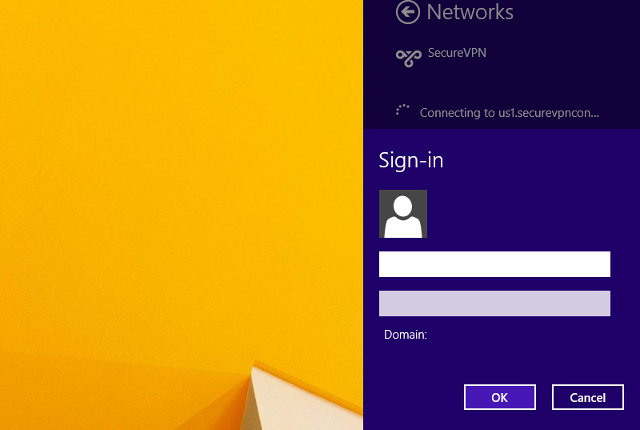 Setting up L2TP VPN on Windows 8, step 13