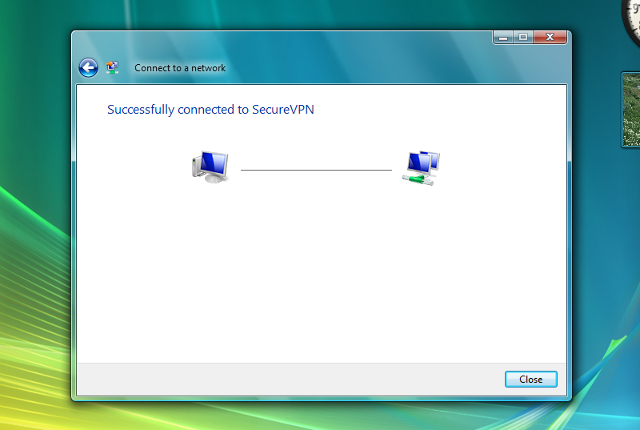 Setting up L2TP VPN on Windows Vista, step 14