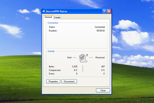 Setting up L2TP VPN on Windows XP, step 14