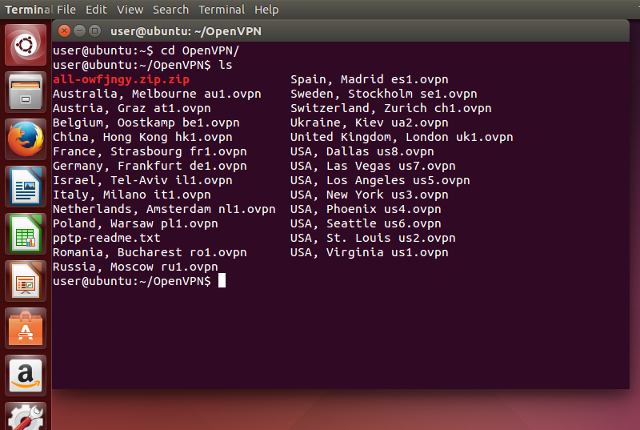 Setting up OpenVPN in Linux Ubuntu, step 5