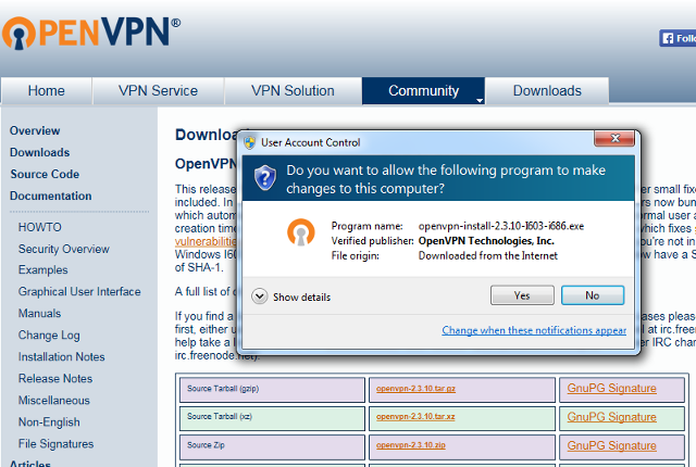 Openvpn windows 7 что это