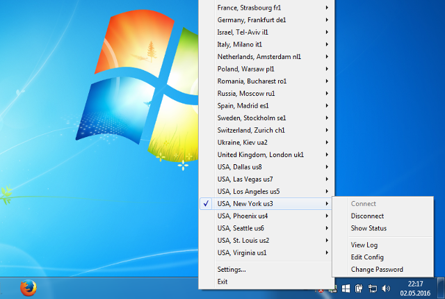 Setting up OpenVPN on Windows 7, step 18