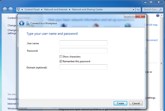 Setting up PPTP VPN on Windows 7, step 6